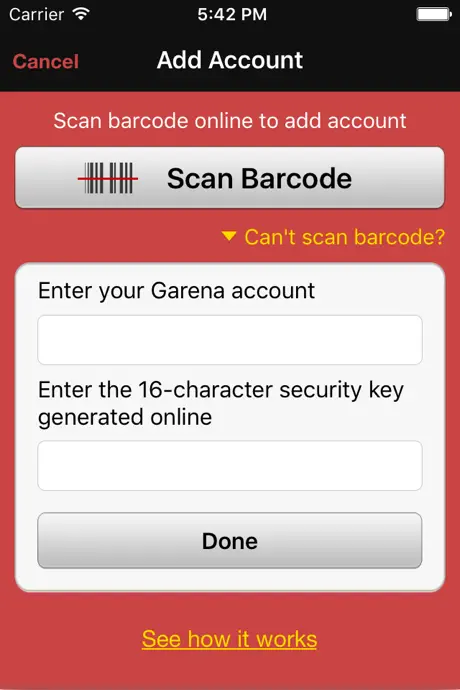 Garena Authenticator