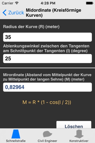 Highways & Roadwork Calculator screenshot 2