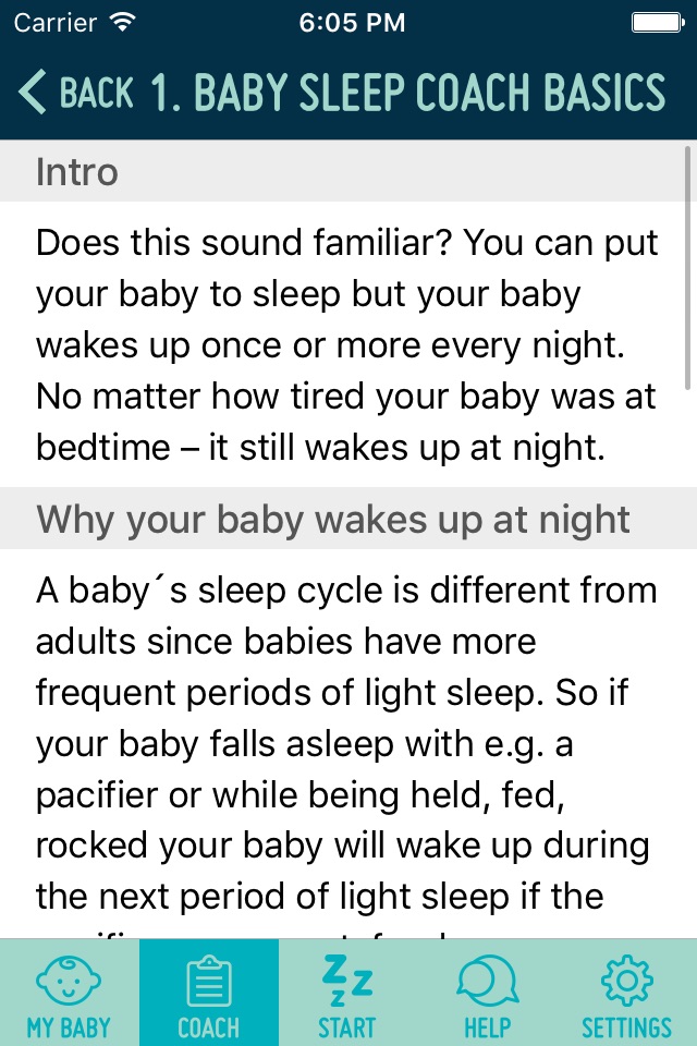 Baby Sleep Coach screenshot 2