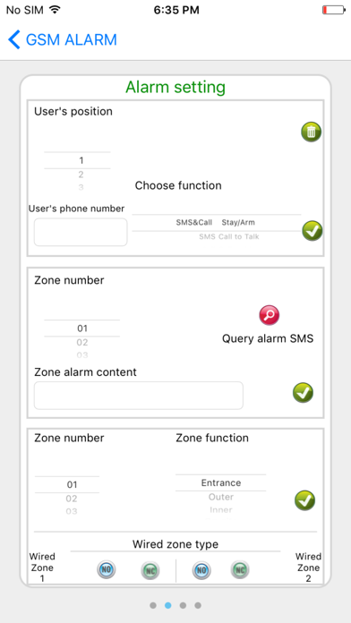 Screenshot #3 pour GSM 3G Touch Keypad Alarm System