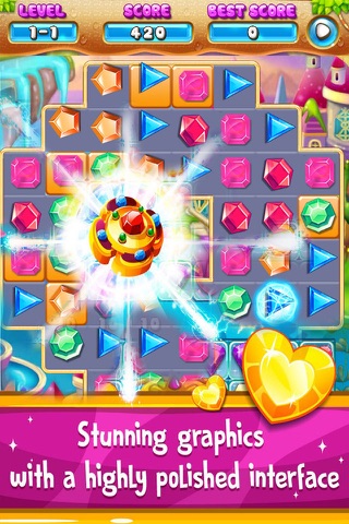 Jewels Candy - Match 3 Game screenshot 2