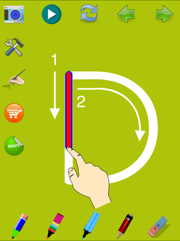 Trace Letters Level 2 iPad screenshot