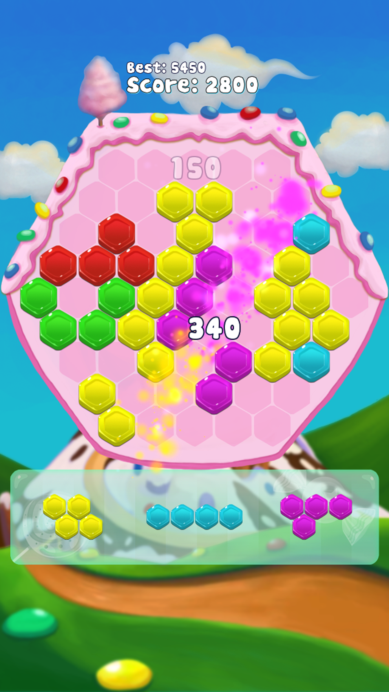 Jelly Crush Hexagon Puzzle Game screenshot 4