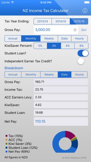 NZ Tax Calc(圖2)-速報App