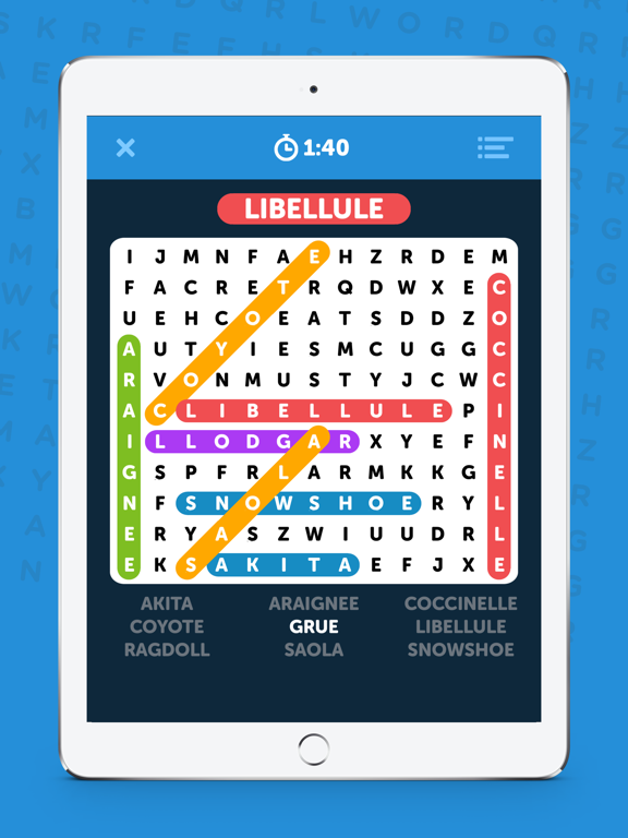 Screenshot #4 pour Infinite Word Search Puzzles+