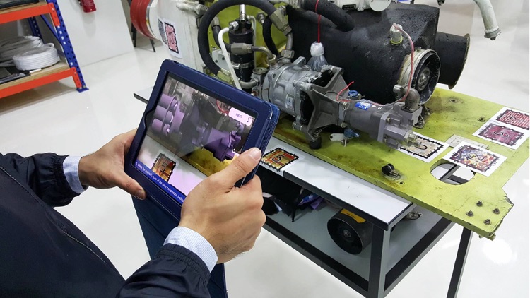 Aircraft ECS Check using AR