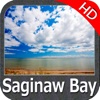 Saginaw Bay Michigan HD GPS chart Navigator
