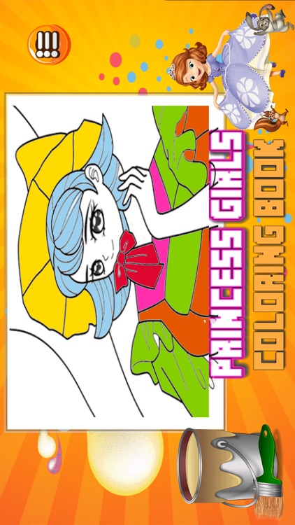 Princess Girls Coloring Book - All In 1 cute Fairy Tail Draw, Paint And Color Games HD For Good Kid screenshot-4