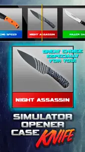 Simulator Opener Case Knife screenshot #1 for iPhone