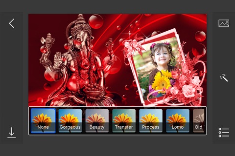 Ganesh Photo Frames - make eligant and awesome photo using new photo frames screenshot 2