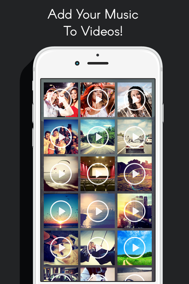Add Videos to Music - Merge background audio movie maker and video editor free