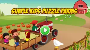 Simple Kids Puzzle Farm - Animal Match Game Fun! screenshot #3 for iPhone