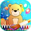 Teddy Bear Coloring Book for Kids - Free Color Pages & Educational Games