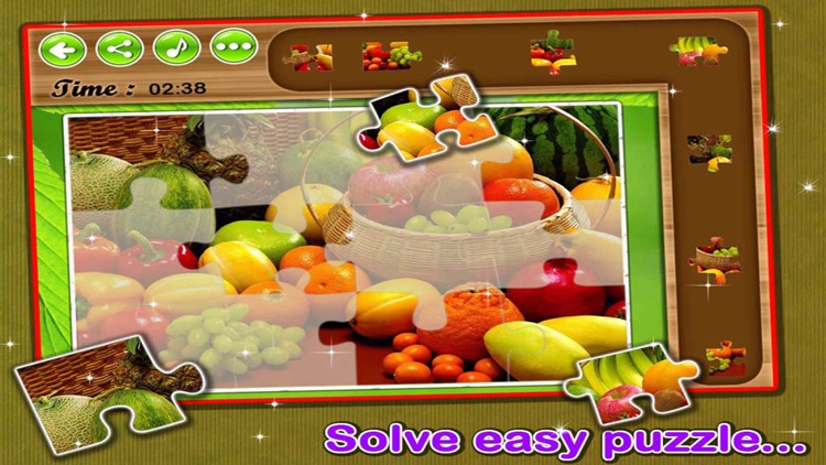 Fruits Jigsaw Puzzle - Kids Puzzle Fun