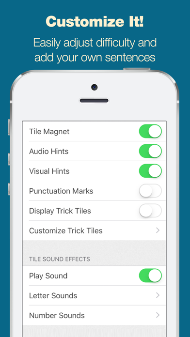 Simple Sentence Maker - Read and Build Your First Sentences iPhone screenshot 5 - Education app