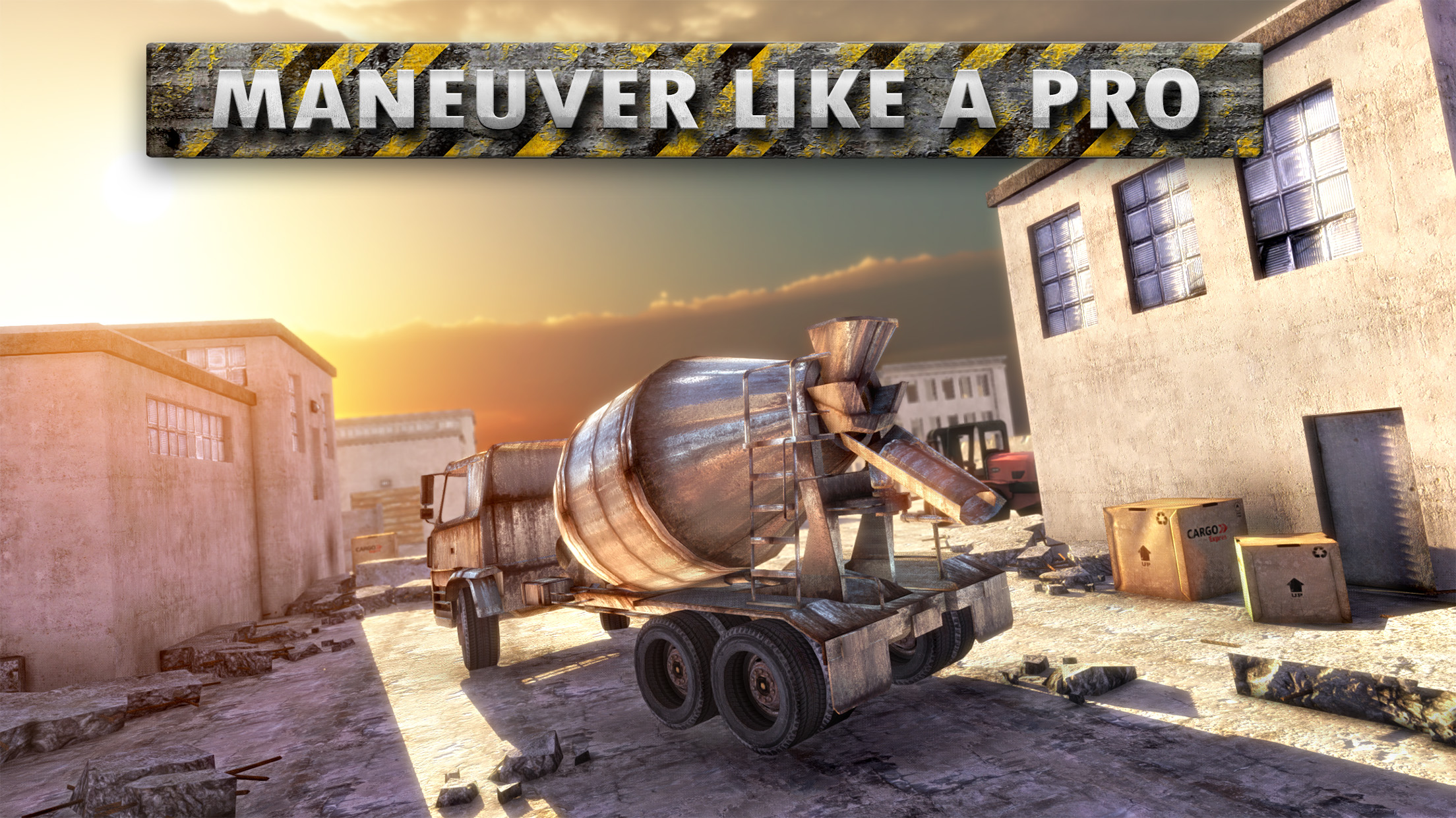 Cement Truck Parking - Realistic Driving Simulator Free