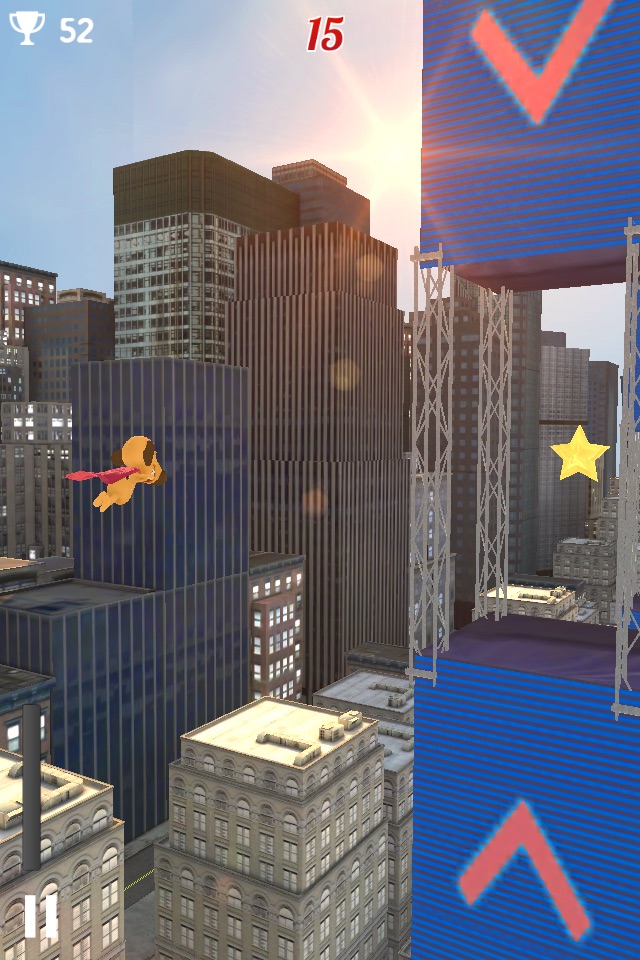 Flappy Super Dog 3D screenshot 4