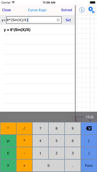 Screenshot #2 pour Graphique courbe courbe Calc L