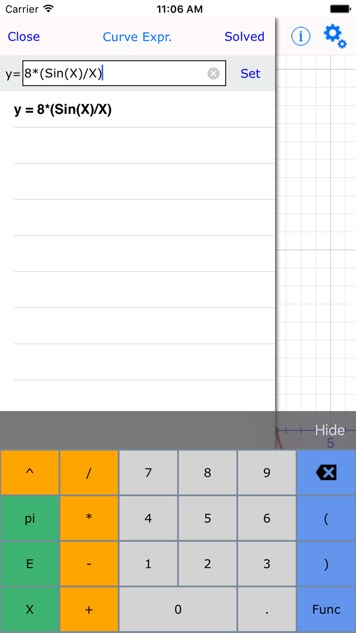 Curve Plot Graph Calc Lite