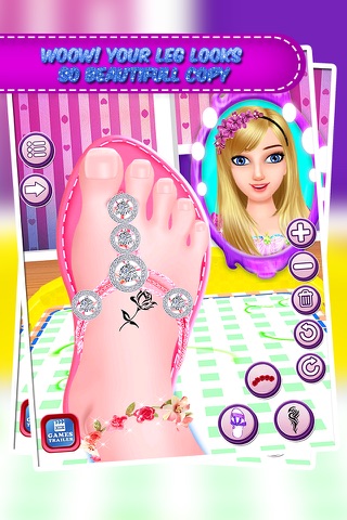 Princess Nail Doctor & leg decoration screenshot 3
