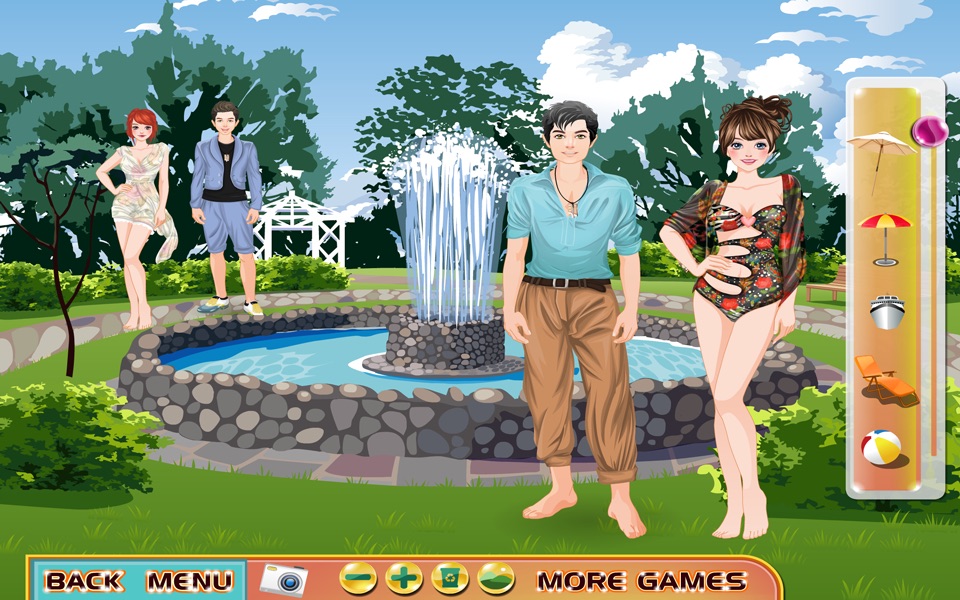 Hot Summer Fashion – play this fashion model game for girls who like to  play dressup and makeup games in summer screenshot 4