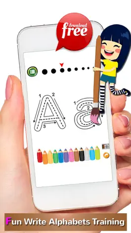 Game screenshot ABC Alphabets Tracer Coloring Book: Preschool Kids Easy Learn To Write ABCs Letters! apk