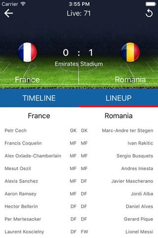 Lịch Bóng Đá Euro 2016 screenshot 3