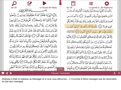 Screenshot #6 pour Coran Traduction Audio en français avec Tafsir pro pour Muslim مصحف القران الكريم مع ترجمة و تفسير