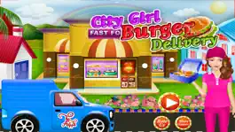 Game screenshot City Girl Burger Delivery & Maker - Fast Food Fever Cooking Games for Girls & Kids apk