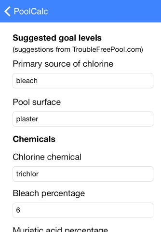 PoolCalc - The Pool Calculator screenshot 4