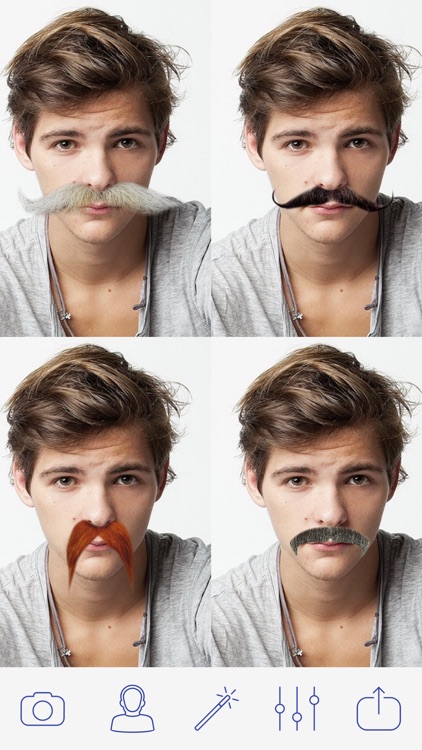 Beard and Mustaches Photo Booth - Men Beard Style Photo Effect for MSQRD Instagram screenshot-3