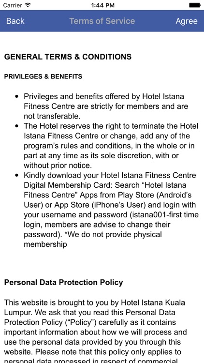 Hotel Istana Fitness Centre