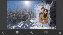 Game screenshot Snowfall Photo Frames - Creative Frames for your photo apk
