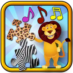Children`s Animal Jigsaw Puzzles - educational young kids game teaches shapes and matching suitable for toddler and pre school boys and girls 3 + app icon