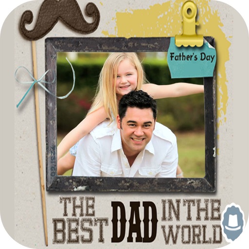 Father's Day Photo Frame Free icon