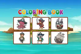Game screenshot Pirate Coloring Book Pages - Painting Game for Kid apk