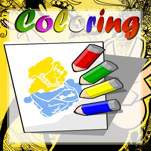 Kids Paint Coloring Johnny Bravo Cartoon Edition Icon