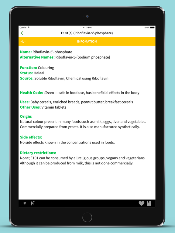 Screenshot #5 pour E Numbers - Food Additives and Ingredients Association