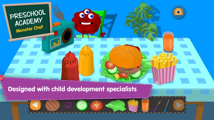 Monster Chef - Baking and cooking with cute monsters - Preschool Academy educational game for children screenshot-3