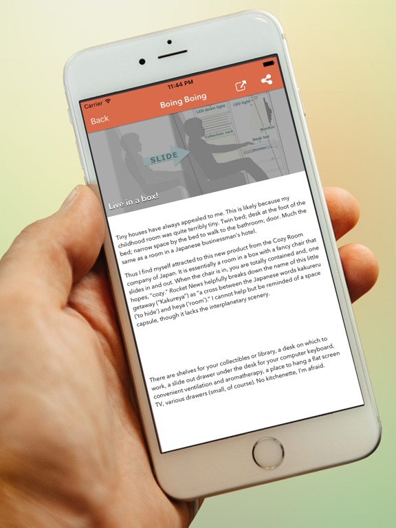 Screenshot #6 pour iFeed - RSS Feed Reader To Subscribe Any Feeds For A Personal NewsFeed