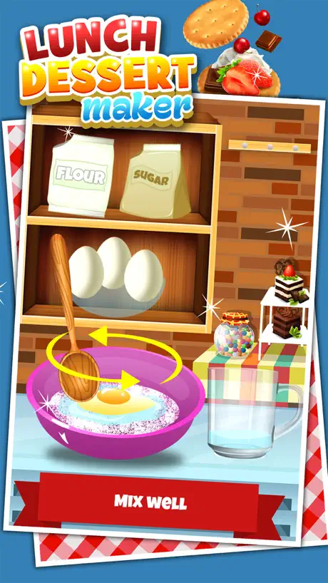 Lunch Dessert Food Maker Games for Kids Free
