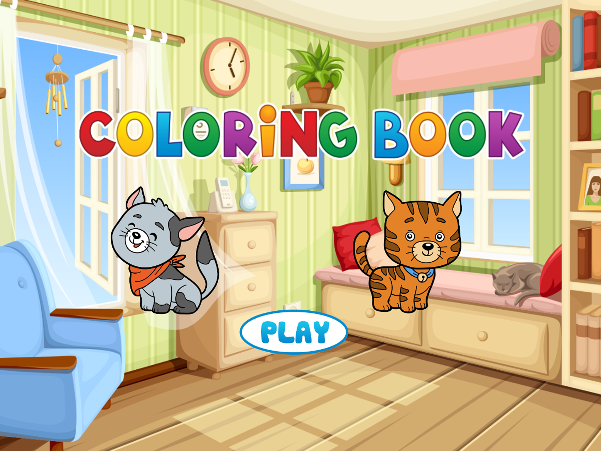 Cute Cats Coloring Book - Painting Game for Kids screenshot 5