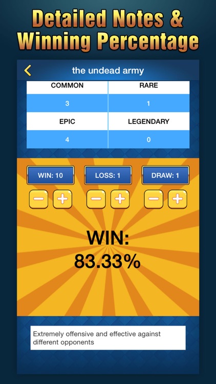 Deck Builder for Clash Royale - Arena Tips & Strategies