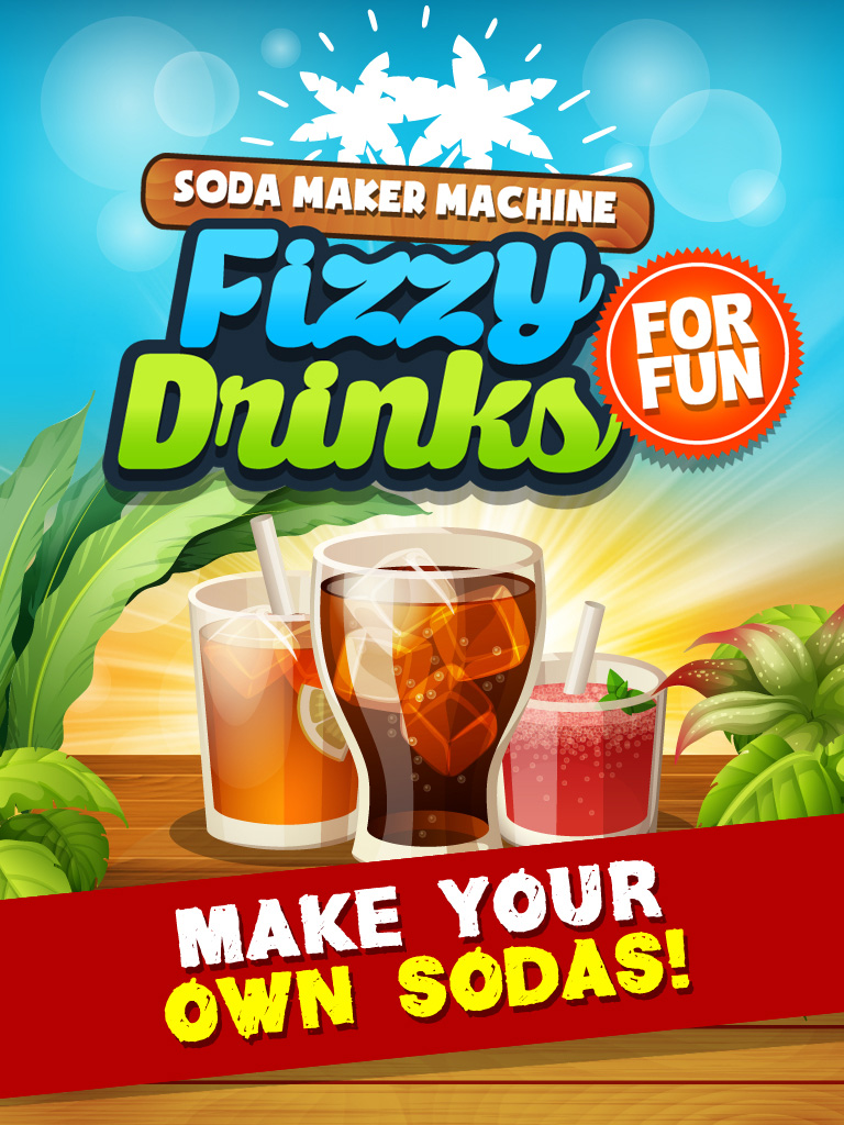 Soda Cola Salon - Frozen Drink Maker Game for Kids screenshot 5
