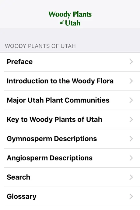 Woody Plants of Utah