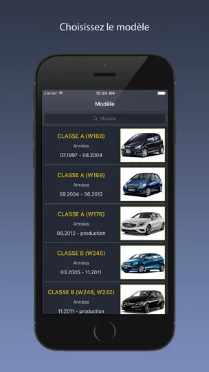 Capture d'écran de TechApp Pour Mercedes sur iPhone 1