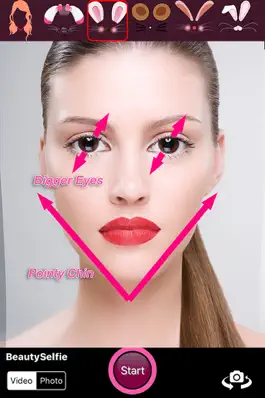 Game screenshot SelfieV Beauty Face Video Camera mod apk