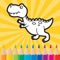 Icon Dino Coloring Worksheets Activities for Preschoolers and Kindergarten