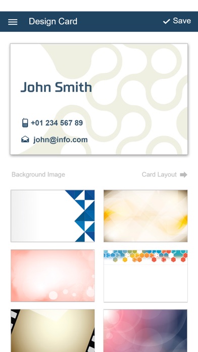 Screenshot #3 pour QuickBC: Business Card Maker