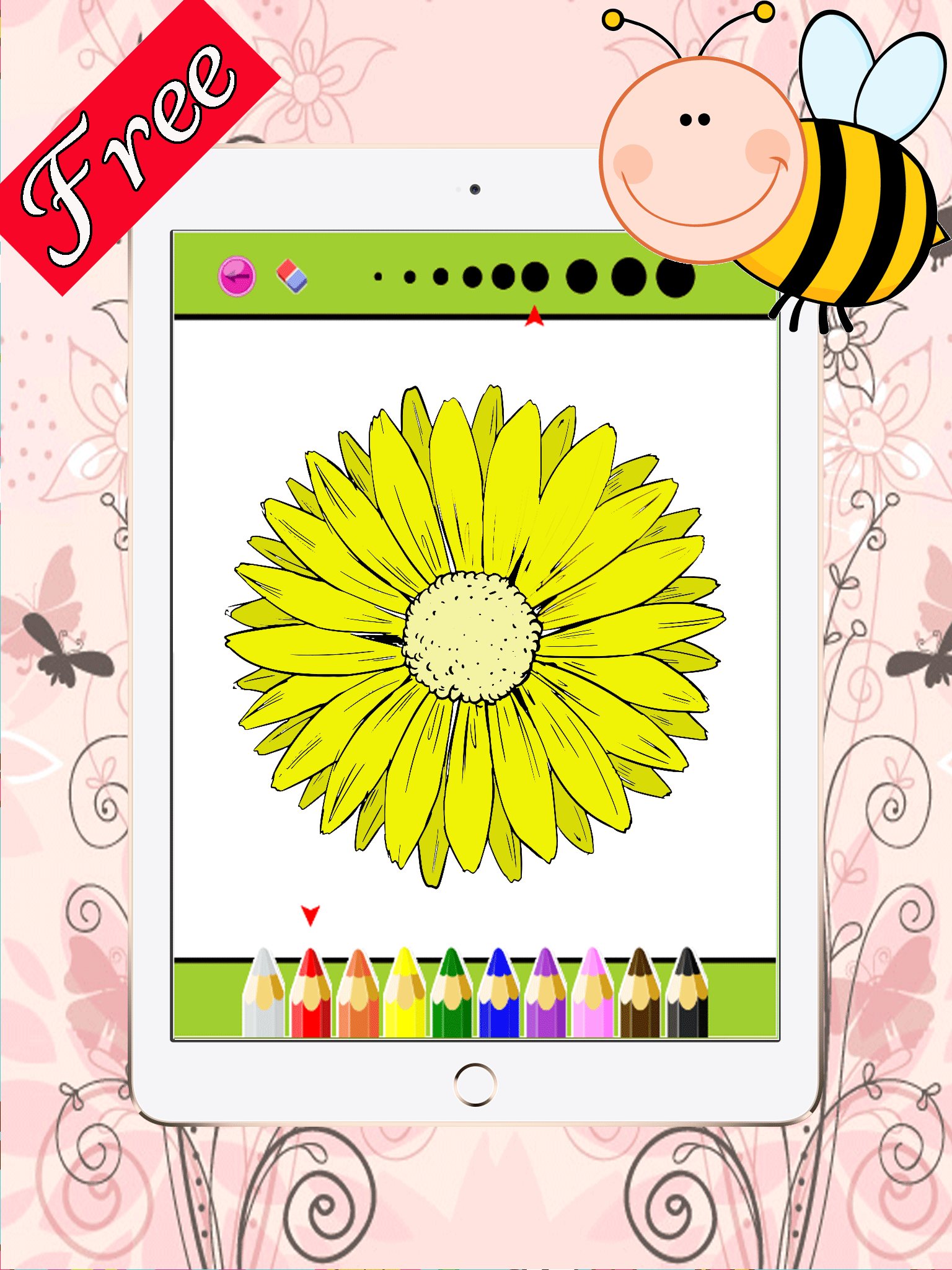 Florist and Mandalas Coloring Book For Adult : Best Colors Therapy Stress Relieving  Free